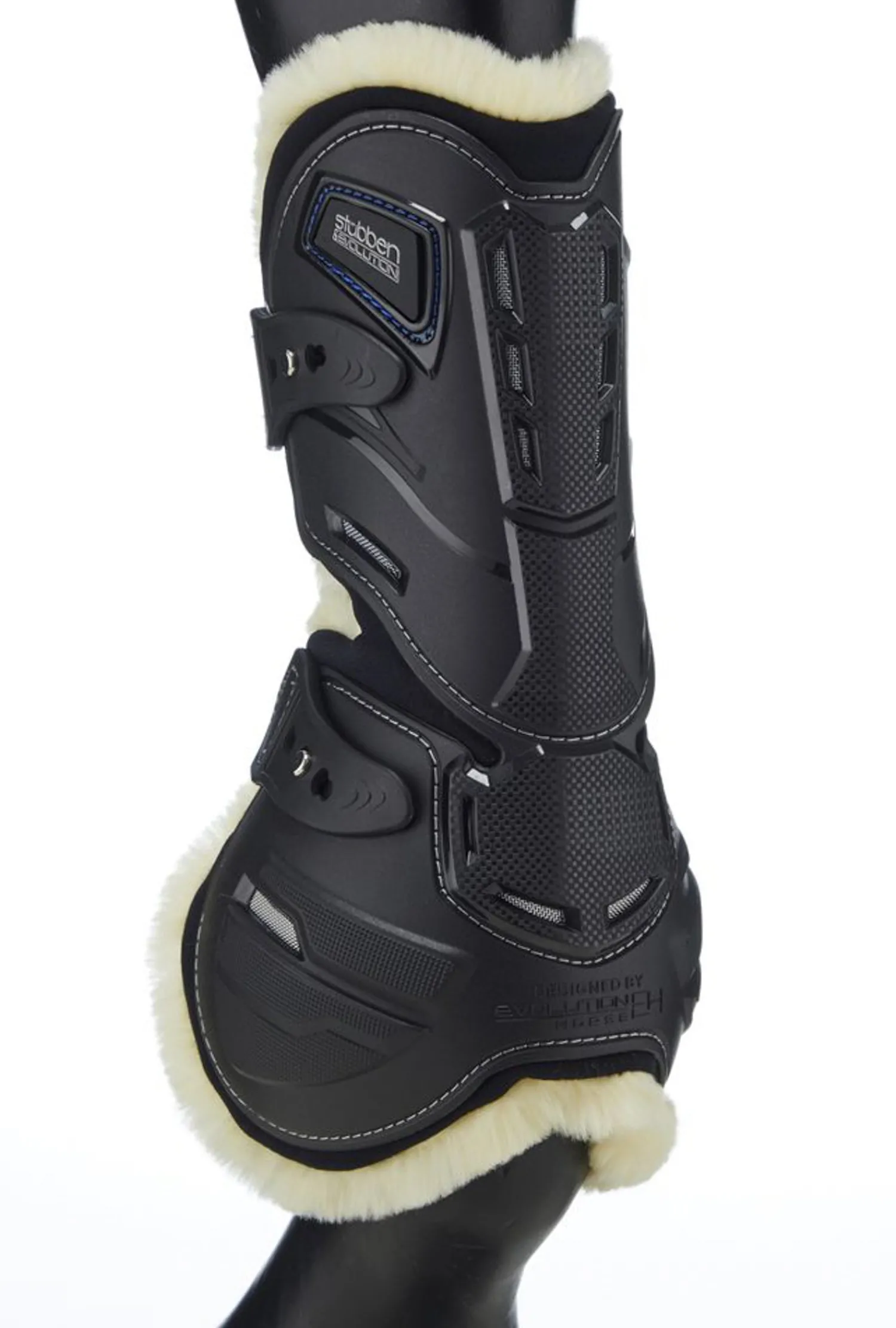 STUBBEN N.A. Stübben Hybrid Open-Front Fleece-Lined Tendon Boots New