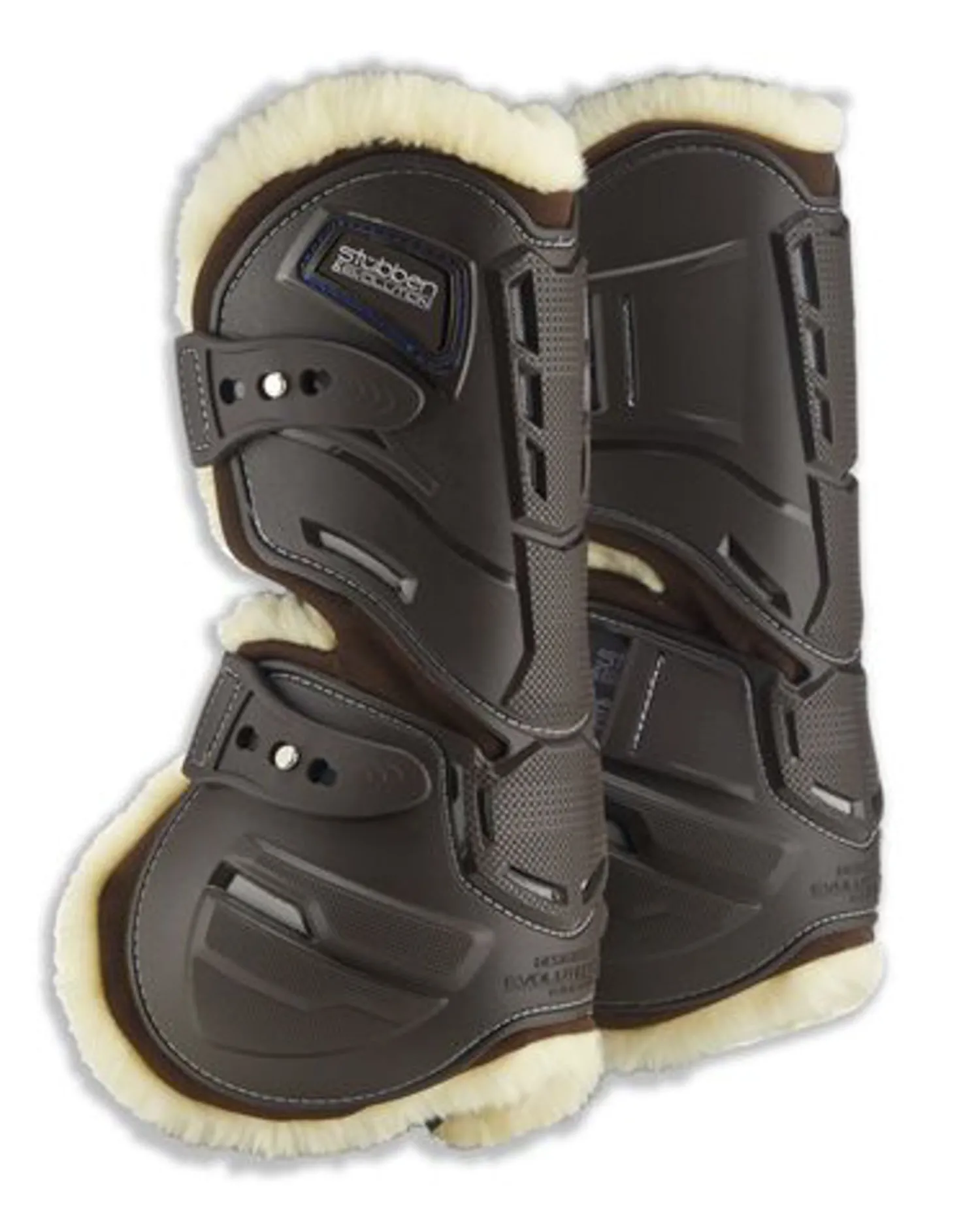 STUBBEN N.A. Stübben Hybrid Open-Front Fleece-Lined Tendon Boots New