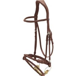 STUBBEN N.A. Stübben Pro Jump Bridle with Rope Noseband & Removable Flash Hot