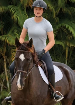 KIRSCH Stride™ Ladies’ Reach Seamless Short Sleeve Shirt Discount