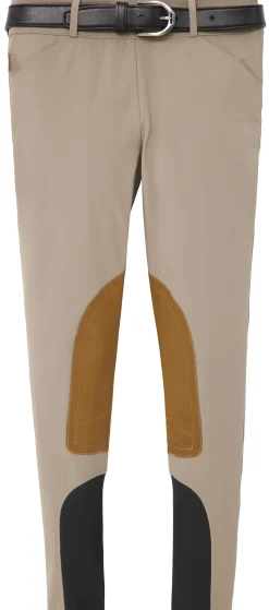 TAILORED SPORTSMAN THE ™ Ladies’ Mid-Rise Side-Zip Breech with Boot Sock Bottoms Tan Discount