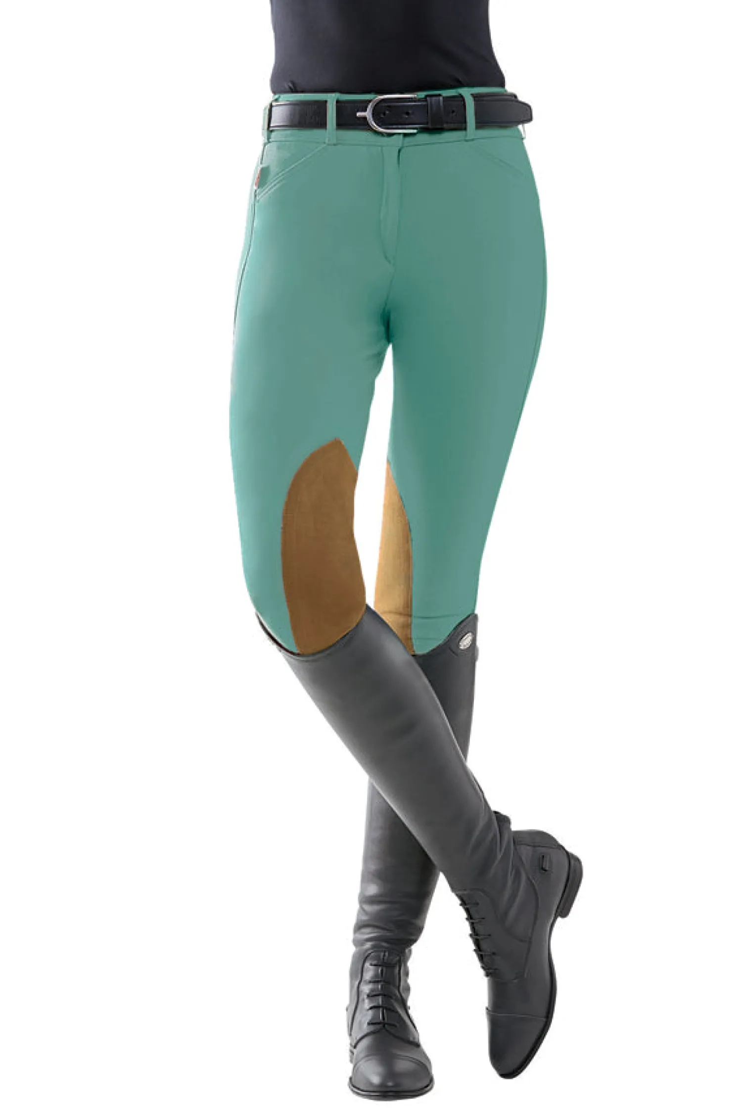 TAILORED SPORTSMAN THE ™ Ladies’ Mid-Rise Vintage Patch Sock-Bottom Breech Hot