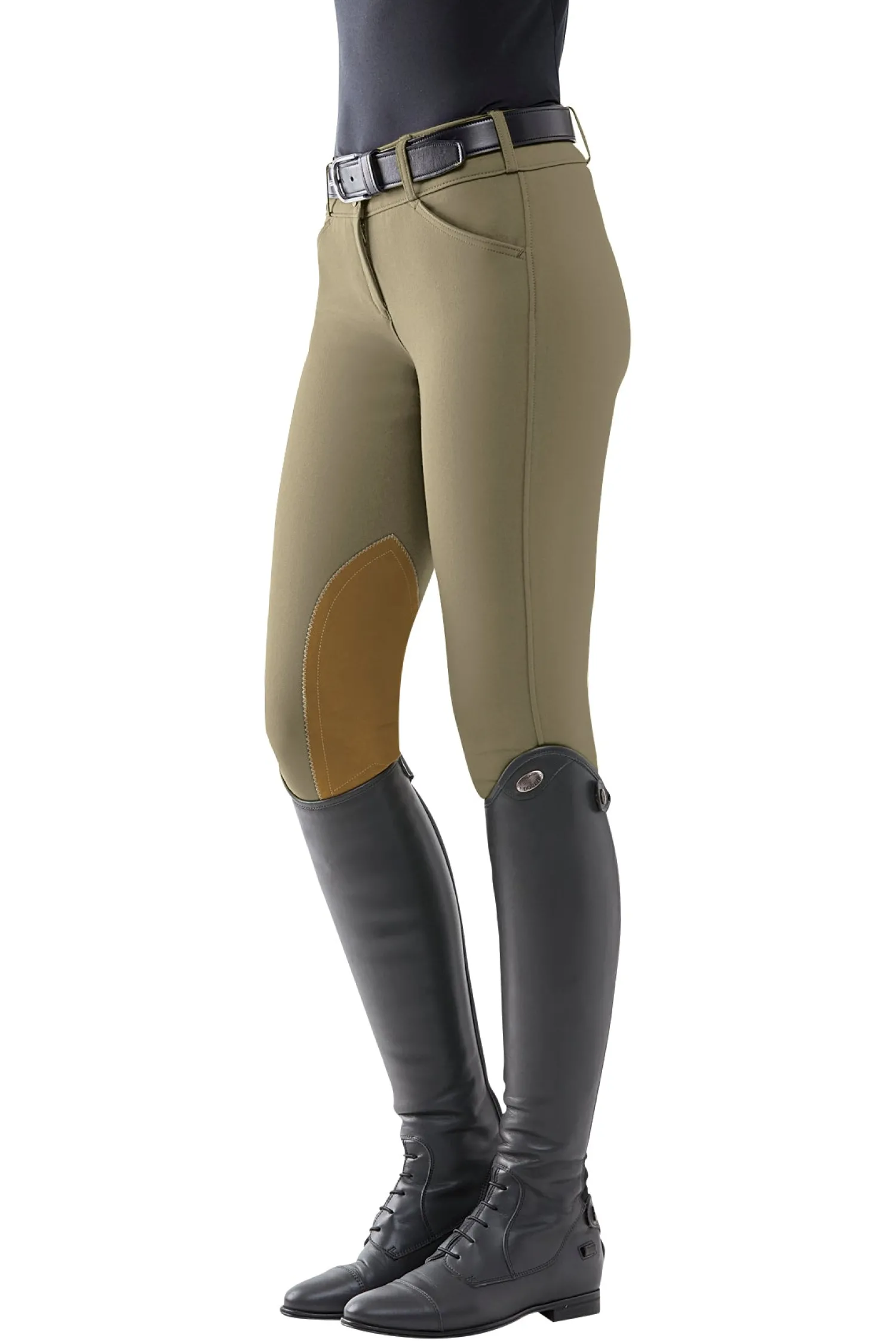 TAILORED SPORTSMAN THE ™ Ladies’ Mid-Rise Vintage Patch Sock-Bottom Breech Hot