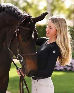 TKEQ THE SHOP TKEQ Kassidy Seamless Long-Sleeve Shirt Classic Black Hot