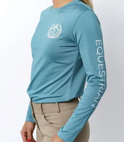 TKEQ THE SHOP TKEQ Ladies’ Crest Sustainable Long Sleeve Shirt Online