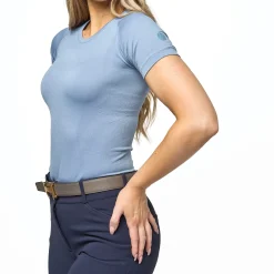 TKEQ THE SHOP TKEQ Ladies’ Kennedy Short Sleeve Shirt 2.0 Denim Best