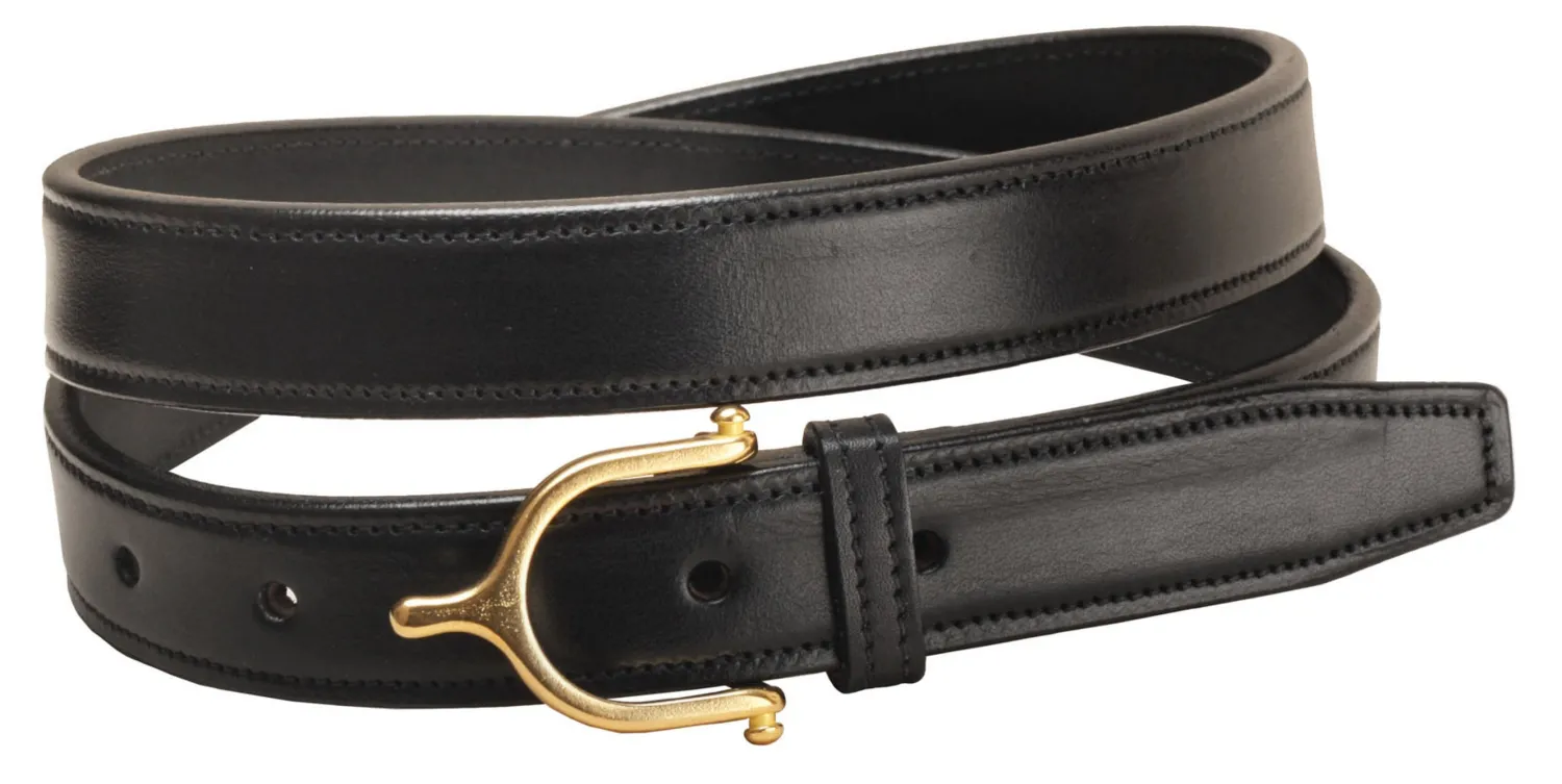 TORY LEATHER 1" Brass Spur Buckle Belt Clearance
