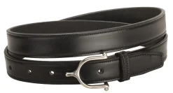 TORY LEATHER 1" Stitched Belt with Stainless Steel Spur Buckle Sale