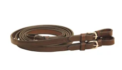 TORY LEATHER Company 3/4" x 60" Plain Reins with Buckle Bit Ends Best
