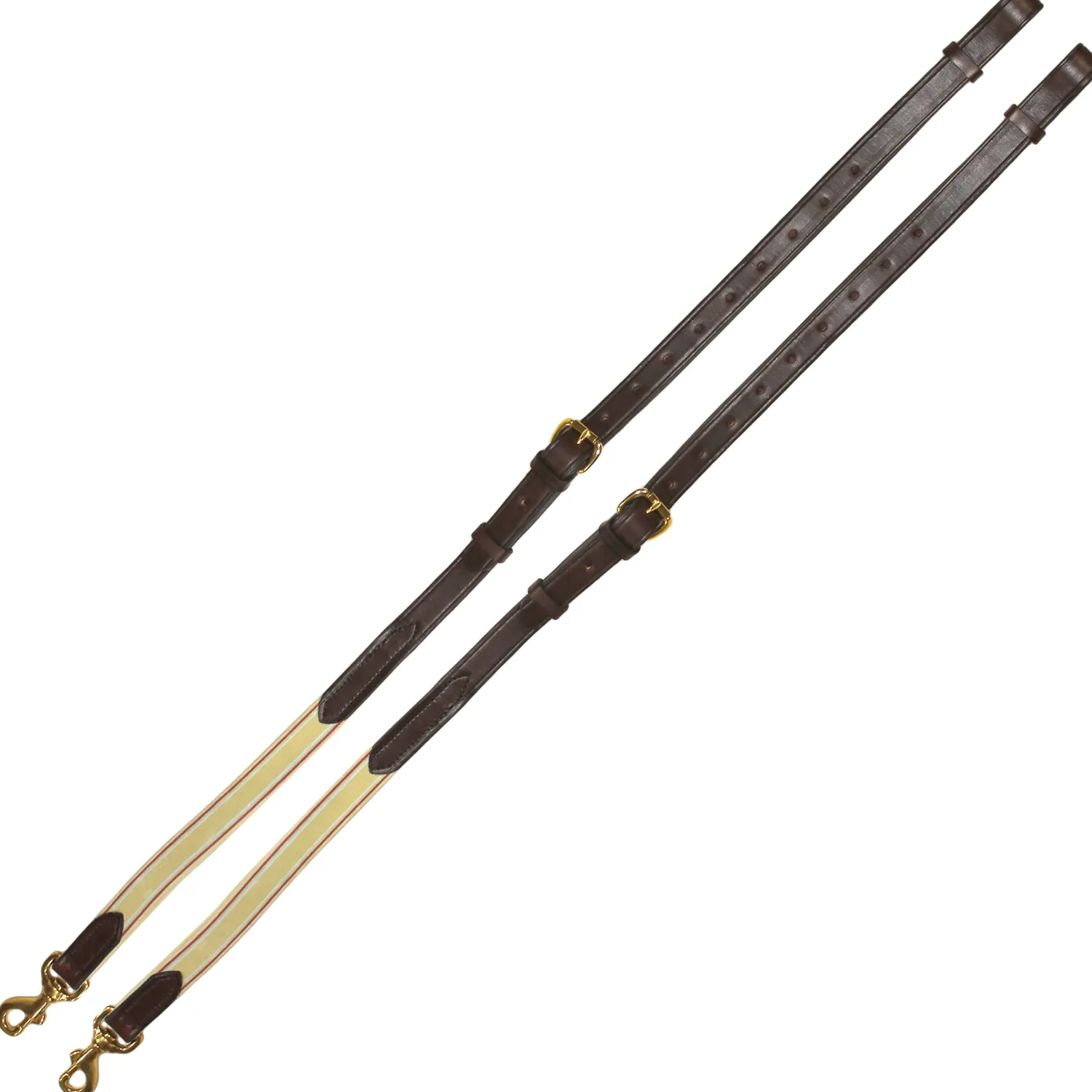 TORY LEATHER Company DS Premium Leather Side Reins with Elastic