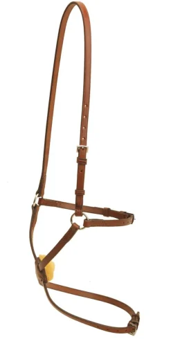TORY LEATHER Company Figure-8 Noseband with Stainless Steel Rings Hot