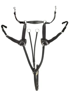 TORY LEATHER Company Padded 5-Point Breastplate with Running Attachment