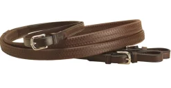TORY LEATHER Company Rubber Grip Leather Reins with Buckle Ends Clearance