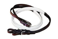 TORY LEATHER Company Rubber Grip Leather Reins with Buckle Ends Clearance