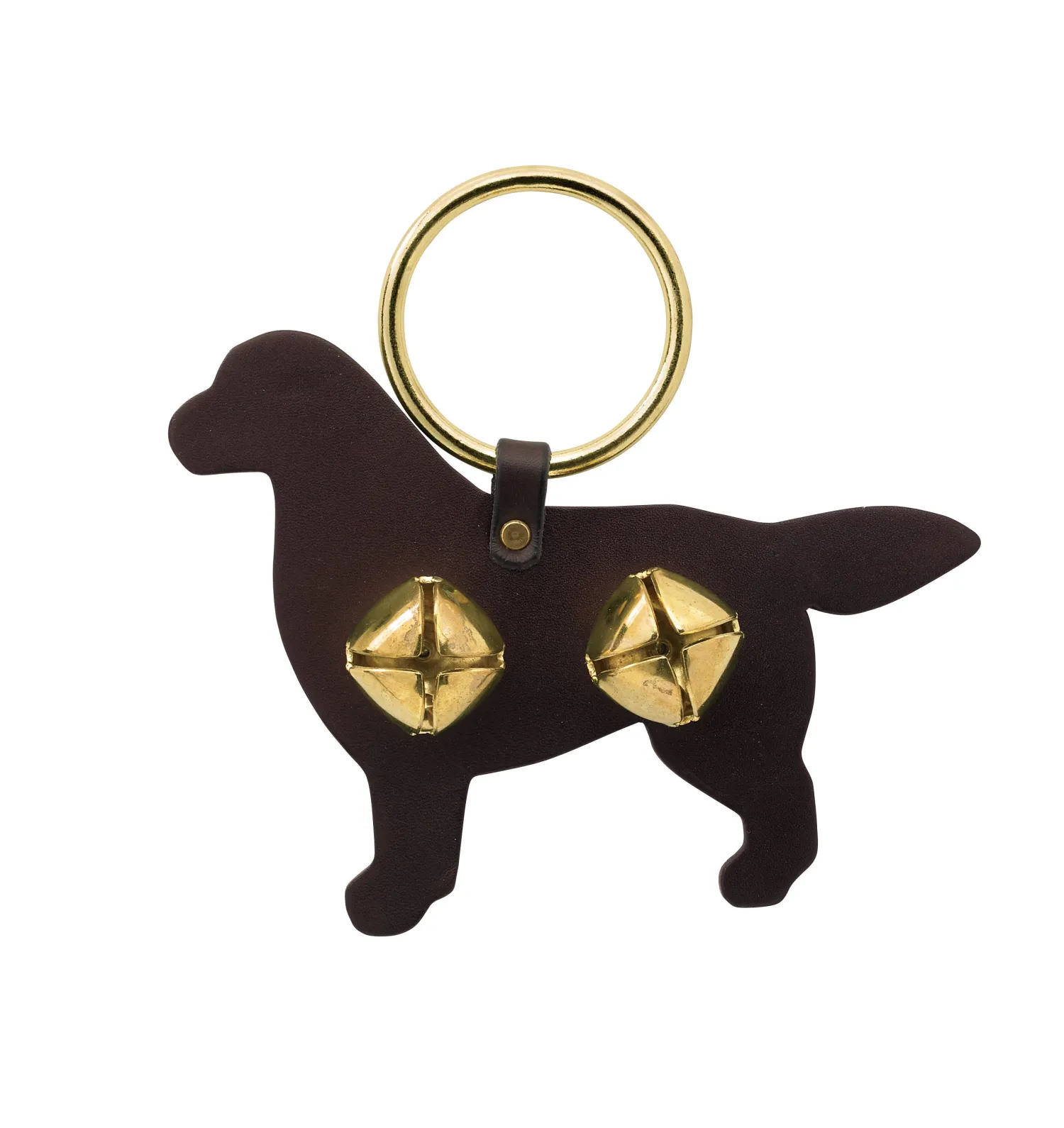 TORY LEATHER Company Sleigh Bell Door Hanger Clearance