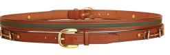 TORY LEATHER Ribbon & Snaffle Bits Belt Sale
