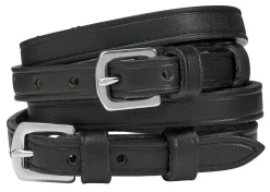 TORY LEATHER Tory Spur Strap with Keepers Black Outlet