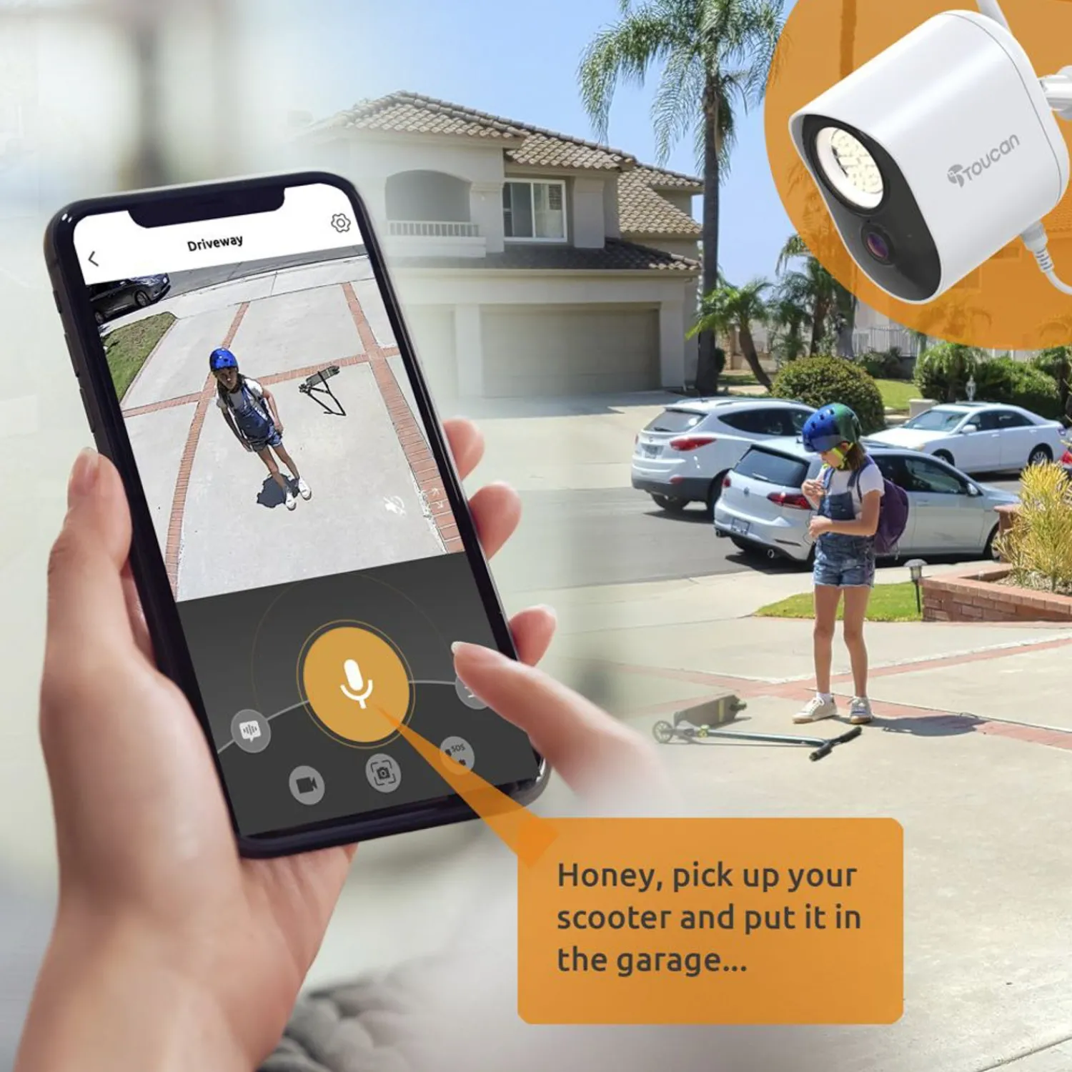 FULFILLMENT SERVICES Toucan® Security Floodlight Camera Outlet