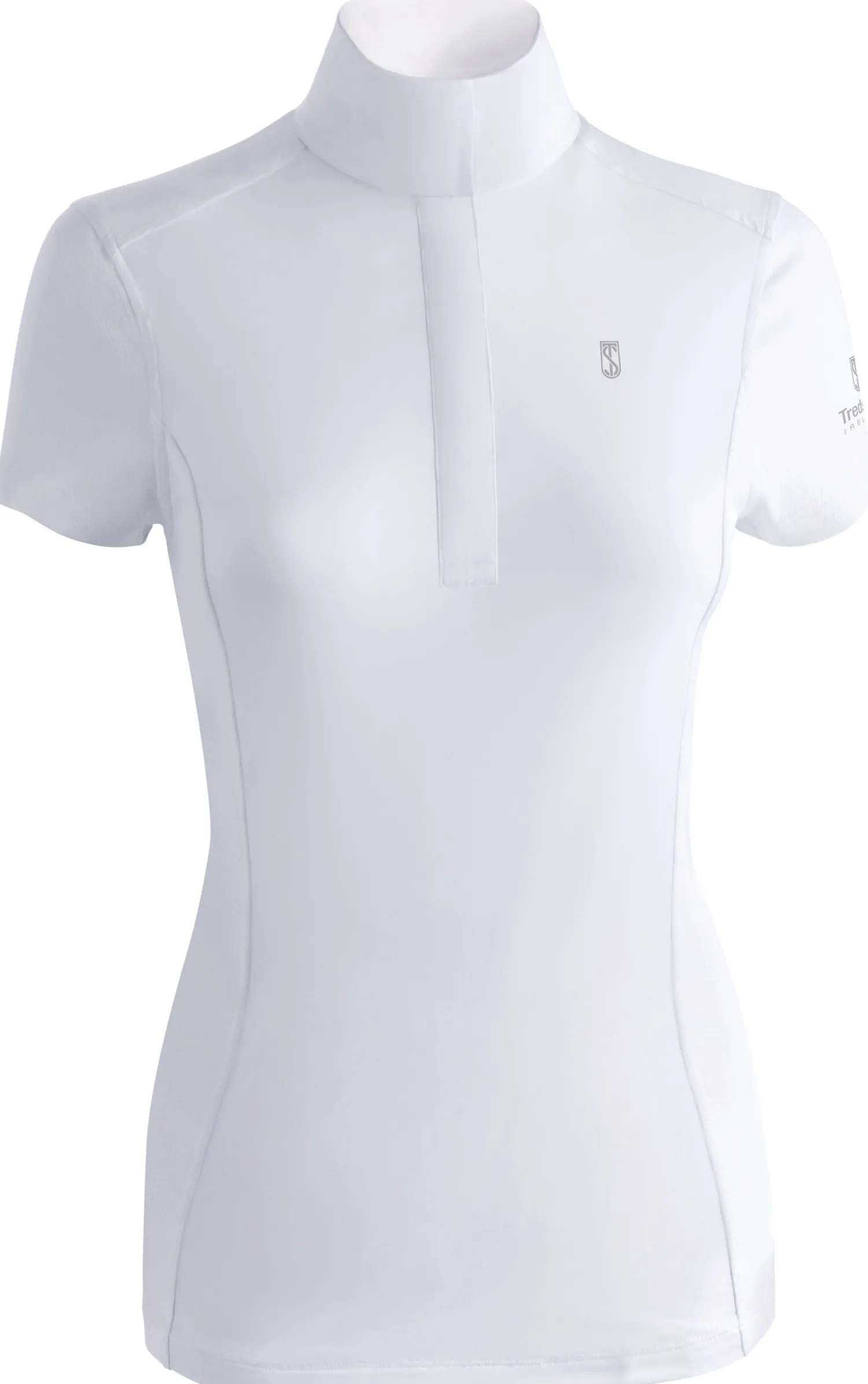 TREDSTEP-CLOTHING Tredstep™ Ladies’ Napoli Short Sleeve Competition Shirt White