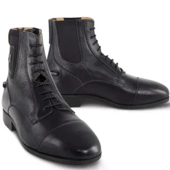 TREDSTEP IRELAND Tredstep™ Men’s Medici II Lace Front & Rear Zip Paddock Boots Black Sale