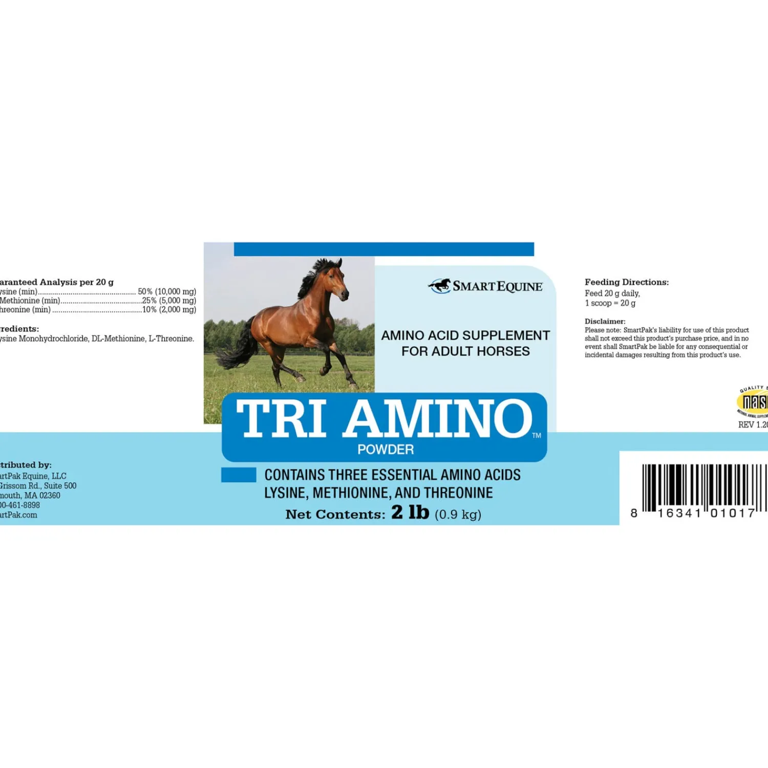 SMARTPAK Tri-Amino by SmartEquine™ - 2 lb Clearance