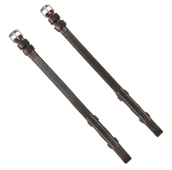 KINGS INTERNATIONAL TRU-Fit™ Build-A-Bridle™ Cheek Pieces Chocolate Hot