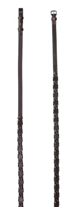 KINGS INTERNATIONAL TRU-Fit™ Build-A-Bridle™ Laced Reins Chocolate Sale