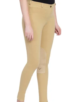 JPC EQUESTRIAN TuffRider® Ladies' Cotton Pull-On Knee-Patch Plus Breech Discount