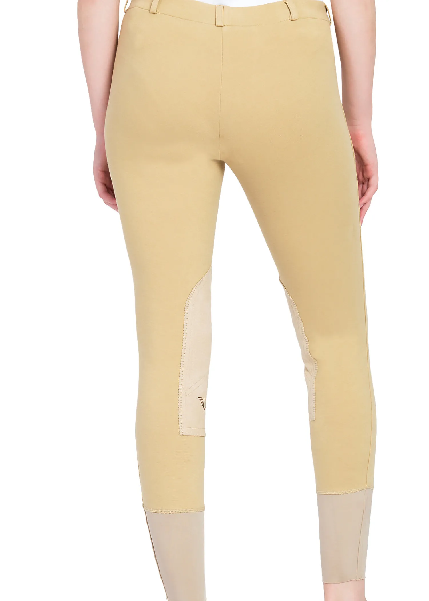 JPC EQUESTRIAN TuffRider® Ladies' Pull-On Knee-Patch Breech Hot
