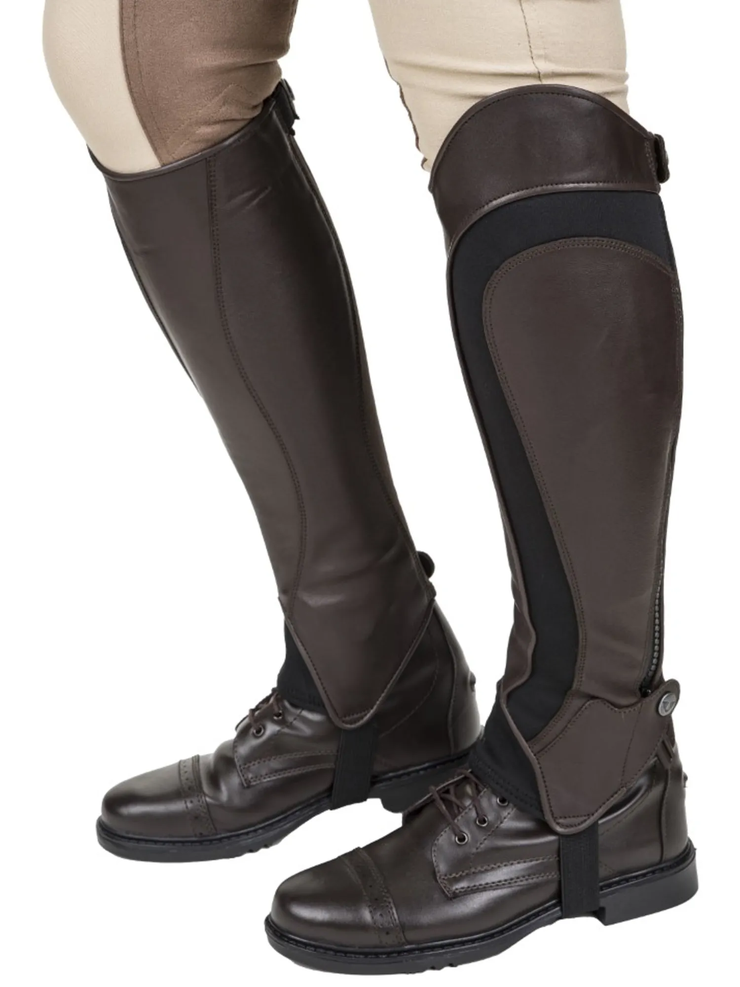 JPC EQUESTRIAN TuffRider® Ladies’ Derby Leather Half Chaps