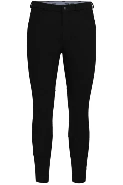 JPC EQUESTRIAN TuffRider® Men’s Long Ribb Knee Patch Breeches Black Outlet