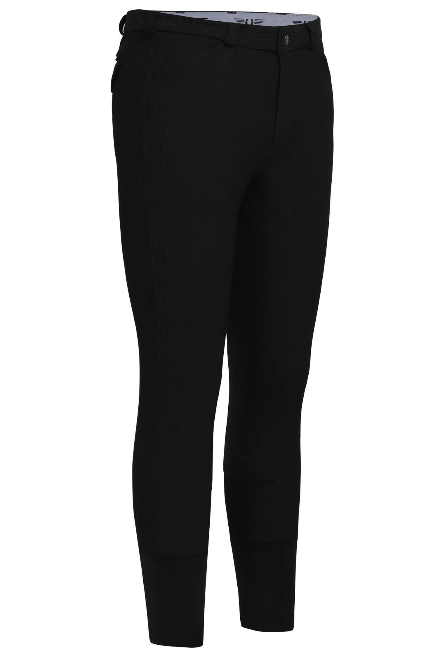 JPC EQUESTRIAN TuffRider® Men’s Long Ribb Knee Patch Breeches Black Outlet