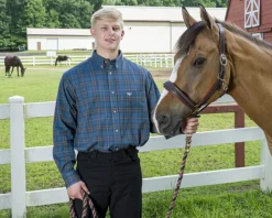 JPC EQUESTRIAN TuffRider® Men’s Voltage Print Work Shirt Online