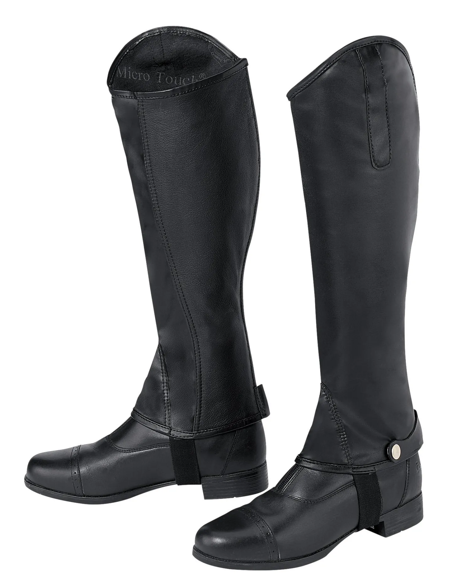 JPC EQUESTRIAN TuffRider® Micro Touch Half Chaps Black Clearance