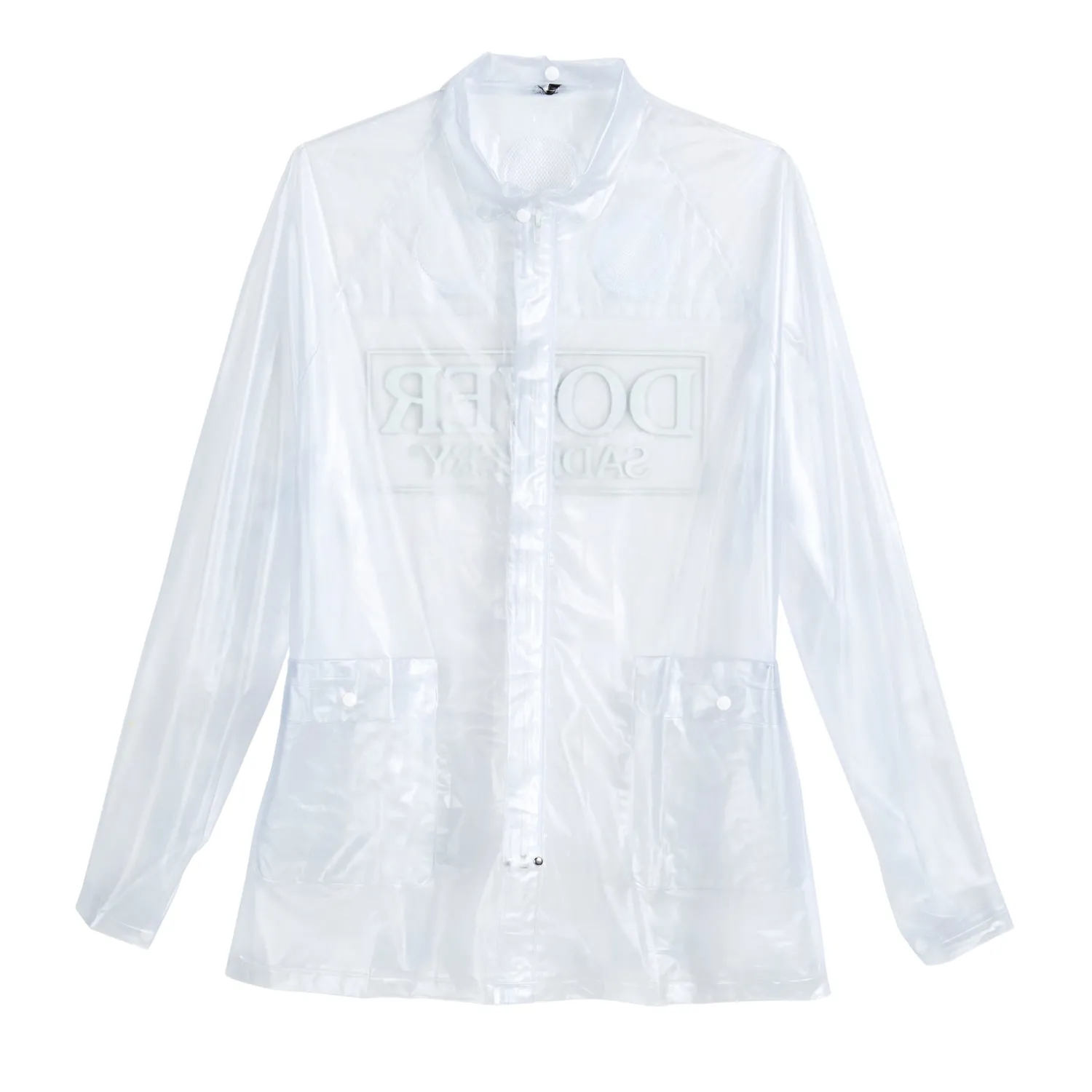 MINUTEMAN PRESS DEVE Unisex PVC Rain Coat Clear Discount