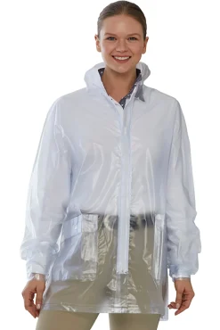 MINUTEMAN PRESS DEVE Unisex PVC Rain Coat Clear Discount
