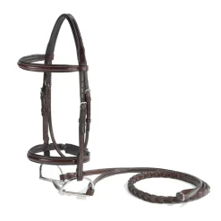 WORLD EQUSTRN BRNDS Vespucci Plain Raised Hunter Bridle Brown Online