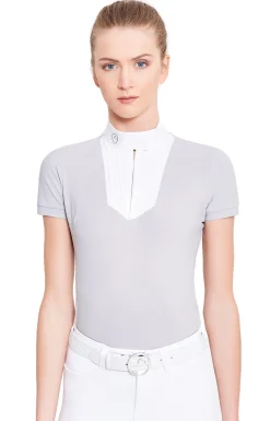 VESTRUM-AMERICA Vestrum Ladies’ Birmingham Short Sleeve Show Shirt Light Grey