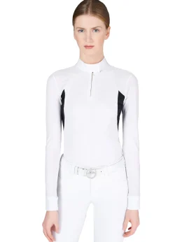 VESTRUM-AMERICA Vestrum Ladies’ Kotka Long Sleeve Show Shirt White New