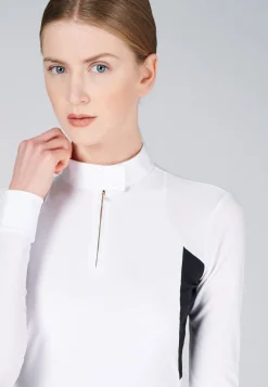 VESTRUM-AMERICA Vestrum Ladies’ Kotka Long Sleeve Show Shirt White New