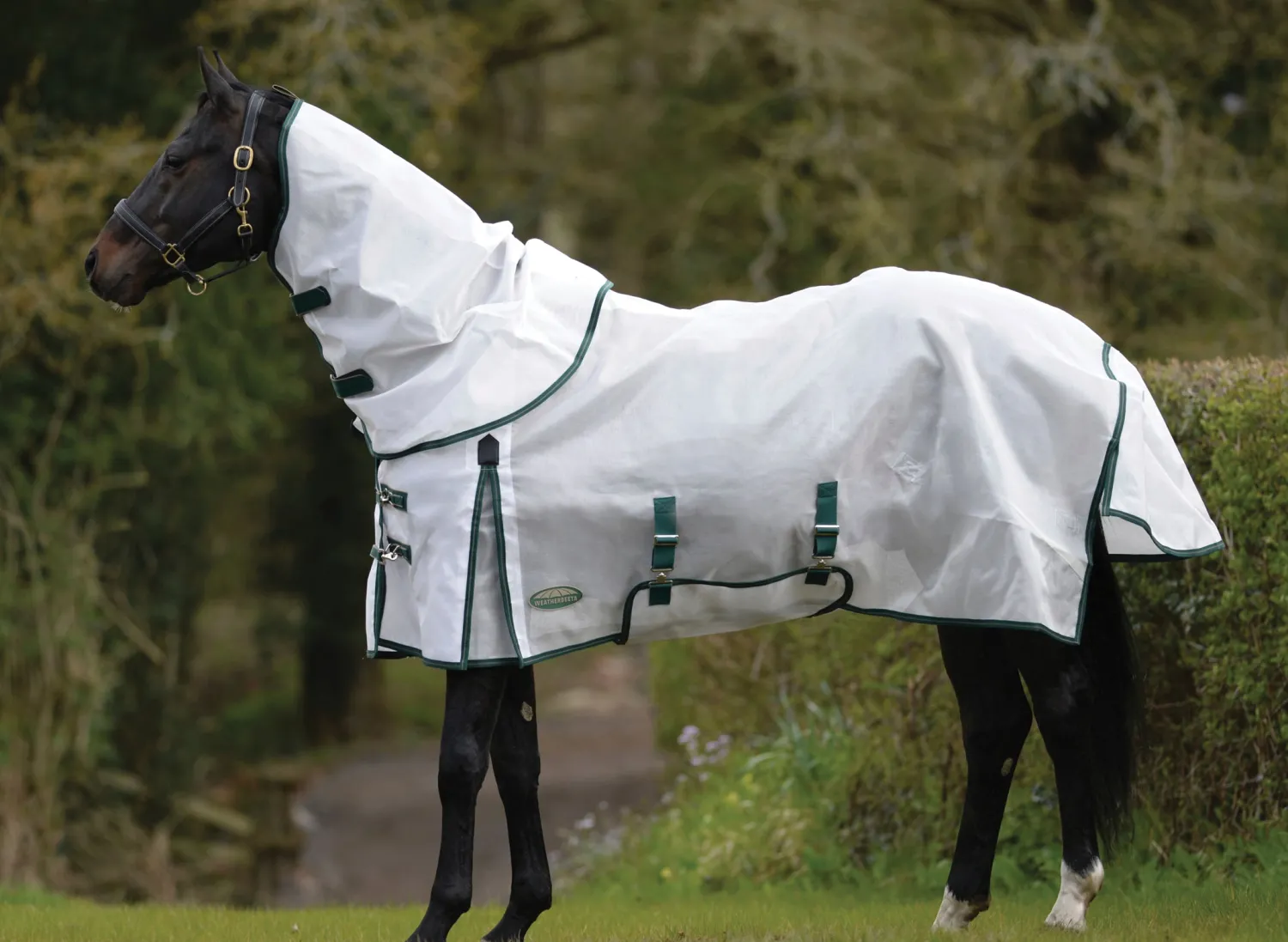 WEATHERBEETA ® ComFiTec™ Dura-Mesh Detach-A-Neck White/Green Clearance