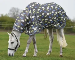 WEATHERBEETA ® ComFiTec™ Essential Mesh II Combo Neck Fly Sheet Umbrella Print