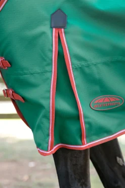 WEATHERBEETA ® ComFiTec™ Prelim Standard Neck Lite Turnout Dark Green/Red/White