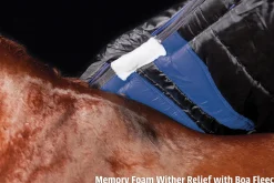 WEATHERBEETA ® ComFiTec™ Ultra Cozi II Detach-A-Neck Medium-Weight Turnout Blanket Charcoal/Blue/White Sale