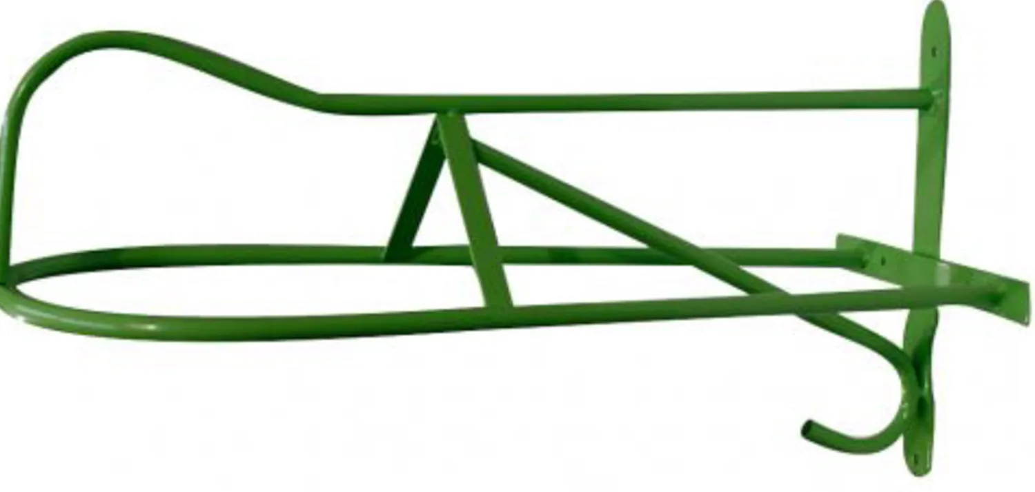 SHILOH STABLES TACK Western or English Wall-Mount Saddle Rack with Hook Best