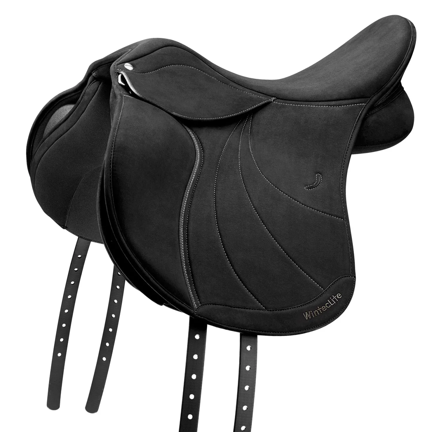 SADDLERY BRANDS INTL WintecLite WIDE All-Purpose D’Lux Saddle with HART Black Hot