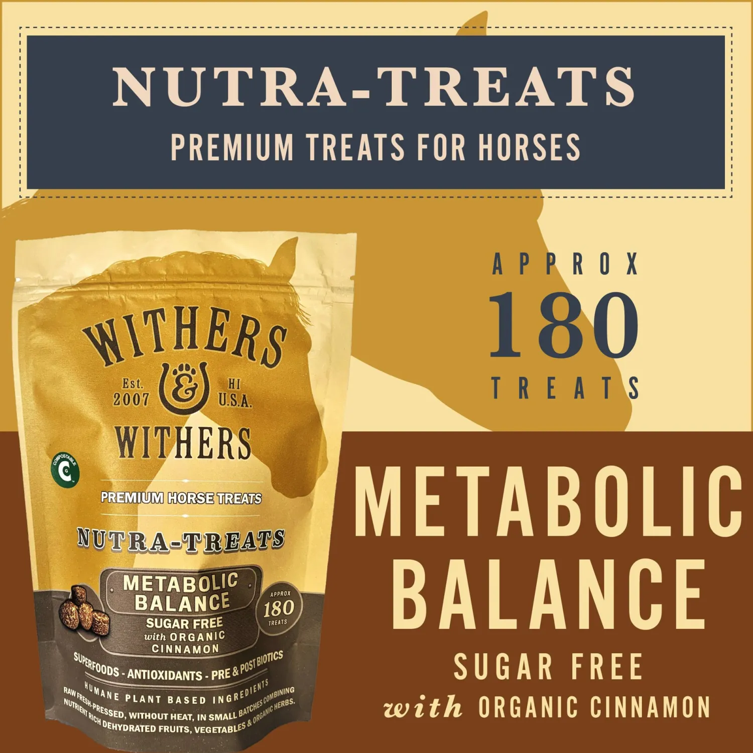WITHERS & WITHERS Sugar-Free Cinnamon Nutra-Treats for Horses Online